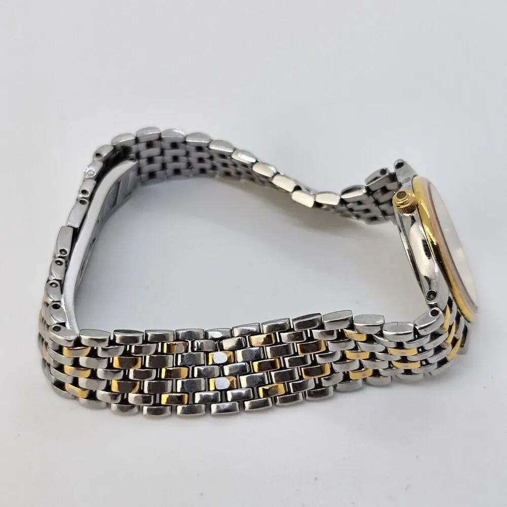Ernest Borel Women's Watch 21MM Gray Dial Gray Gold Tone Bracelet 6